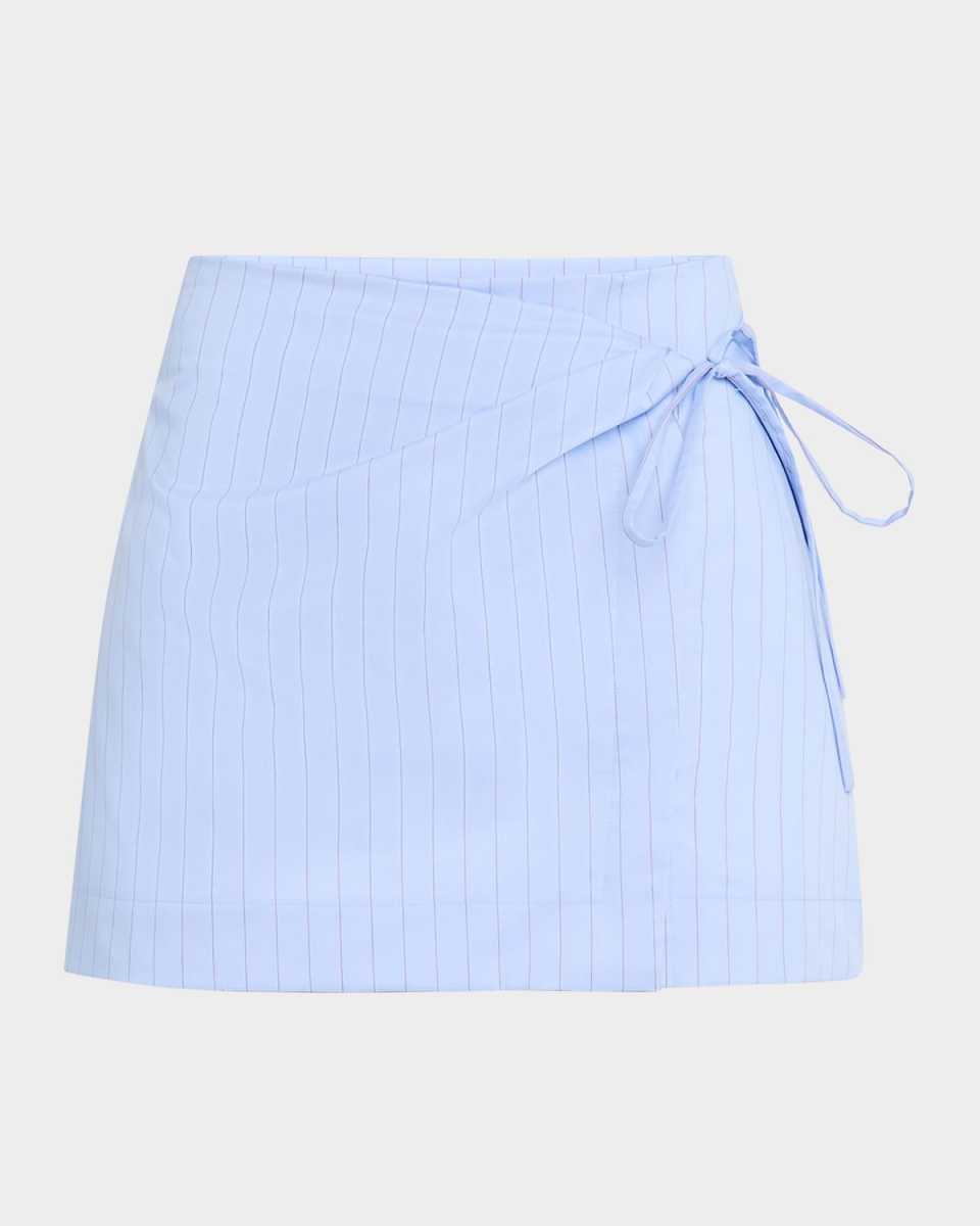 Lori Pinstripe Mini Skirt